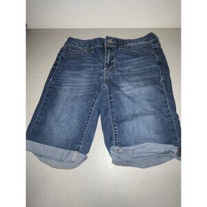 S O Jean Shorts Junior Women 5 28X9 Denim Cotton Blend Stretch